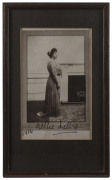 DAME NELLIE MELBA [1861-1931] Good signature on publicity photograph dated 1914, framed and glazed, photo size 19 x 12cm - 2