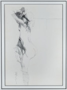 CHARLES BILLICH (1934 -), Two untitled nudes, pencil on paper, both signed lower right "Billich", ​35 x 50cm each