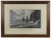 EUGENE VON GUERARD (1811-1901) SOUTH END OF TASMAN'S ISLAND Hand coloured lithograph, signed in plate at lower left, 30 x 48m - 2