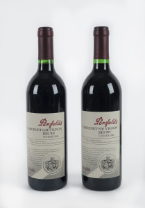 PENFOLDS Cabernet Sauvignon 1996 vintage, Bin 707, 750ml (two bottles)