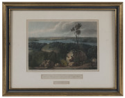 WILLIAM WESTALL (1781-1850), View of Port Jackson taken from the South Head, coloured engraving, circa 1814, engraved by JOHN PYE, (1782-1874), London (Pall Mall) : Pubd. by G. & W. Nicol. sheet size 24.2 x 30cm - 2