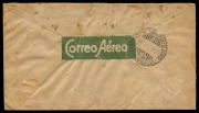 AUSTRALIA: Aerophilately & Flight Covers: Commercial Airmail Inwards to Australasia: Colombia - Accelerated By Airmail: 1929 (Aug 24) cover La Dorado, Caldas, Colombia to Coolangatta Queensland, sender has adapted an inscribed envelope (for a California a - 2
