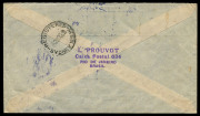 AUSTRALIA: Aerophilately & Flight Covers: Commercial Airmail Inwards to Australasia: Brazil - Accelerated By Airmail: 1929 (Sept. 14) Compagnie G&eacute;n&eacute;rale A&eacute;ropostale cover from Rio de Janeiro to Sydney bearing aggregate franking of 3,000r, typewritten 'PAR - 2