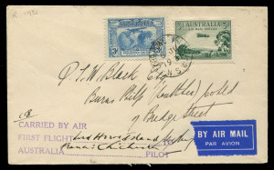 6 June 1931 (AAMC.184a) Lord Howe Island - Sydney cover, numbered #118, flown, endorsed and signed (front & rear) by Francis Chichester. The flight from Lord Howe was delayed following a typhoon which had overturned his plane, "Miss Elijah". (approx. 110 