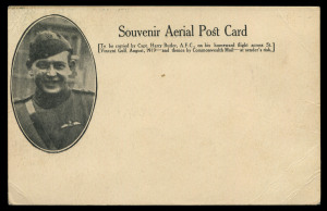 Aug.1919 (AAMC.22aa.) Adelaide - Minlaton flights by Harry Butler: Aug.1919 (AAMC.22aa) souvenir postcard prepared for the flights. Unused.