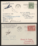 16 Dec.1936 (AAMC.664-696) Brisbane - Adelaide South Australian Centenary Air Race, the complete set of 33 covers individually prepared for each competitor in their respective aircraft including the Civil Aviation Department's Monospar piloted by Flt Lieu - 2