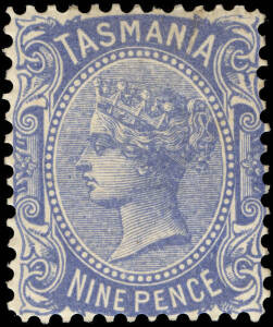 1903 (SG.242f & g) 9d Indigo & 9d Ultramarine Sideface wmk. V over crown; fresh mint examples of both the very scarce shades of this issue. Cat. &pound;590.