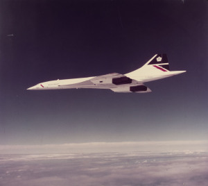 CONCORDE: Promotional display colour photograph poster, block mounted, circa 1970s, 104 x 113cm