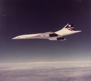 CONCORDE: Promotional display colour photograph poster, block mounted, circa 1970s, 104 x 113cm