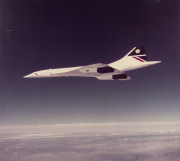 CONCORDE: Promotional display colour photograph poster, block mounted, circa 1970s, 104 x 113cm