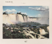 VARIG AIRLINE (Brazil): c.1950s group of seven real-photo promotion posters of Brazil (45x36cm), each one linen backed. (7) - 3