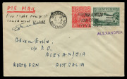 19 Feb.1930 (AAMC.152a) Camooweal - Alexandria flown cover carried by A.A.S. to link with the newly established Qantas service from Brisbane and signed by the pilot, Frank Neale. Cat.$400+.