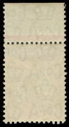 AUSTRALIA - Kangaroos - CofA Watermark: 10/- Grey & Pink marginal example from the top of the sheet, very well centred, unmounted, BW:50a - Cat. $2750. Lovely example. - 2