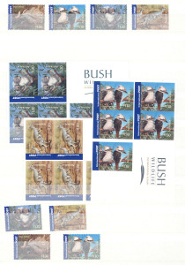 AUSTRALIA - Decimal Issues: 1990s-2000s issues in two stockbooks with M/Ss & sheetlets (some with Stamp Show overprints), booklets, se-tenant strips, peel-and-stick, koala reprints, International Post to $10, etc, FV $1000+.