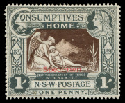 NEW SOUTH WALES: 1897 (SG.280-81s) Diamond Jubilee and Hospital Charity 1/- & 2/6d overprinted 'Specimen' in red, lightly mounted full original gum, Cat. &pound;300. - 2