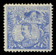 NEW SOUTH WALES: 1905 (SG.350a & 350b) Wmk Crown/A-in-circle 20/- Carrington Perf.12 and Perf. 11x12, the latter with exceptional centring, both fine mint, Cat.&pound;775.