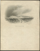 NEW SOUTH WALES - Postal Stationery: c.1855 Sands & Kenny (Sydney & Melbourne) sheets of writing paper (250x400mm) folded into four pages, with steel engraved illustrations comprising "Parramatta River from Fort Phillip", "Newcastle from the Nobby" & "The - 3