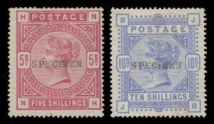 GREAT BRITAIN: 1841-1900 QV Collection incl. imperf 1d red plate complete reconstruction, perforated 1d red 'Stars' complete reconstruction, 1d red plates reasonably complete (few gaps, no Pl.225) in both the rose-red & lake-red shades, plus an almost com