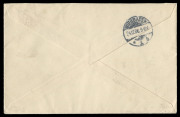 NEW GUINEA - German (Deutsch) New Guinea: 1901 (Mi.18) 3 Mark violet-black single attractively tied on 1906 (Oct) registered cover from SIMPSONHAFEN to Germany with WIESBADEN '24.12.06' arrival backstamp. A.P.S. Certificate (2003). - 2