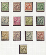 NEW GUINEA - Mandated Territory Issues: 1925-39 mint collection with 1925 Huts to 10/- plus Airs & 'OS' overprint sets, Dated Birds to 2/- plus Airs & 'OS' overprint sets, Undated Birds set with additional 1d to 1/- in Ash imprint pairs, plus Airs & 'OS' - 4