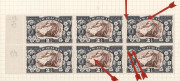 NEW ZEALAND: 1936-42 Pictorials (SG.581) 2½d red-brown & blue-slate array in stockbook including Perf.14x13½ Plate 4 CP.Lf(4)e corner blocks of 4 (3) one block (corner crease upper-right unit) with Burele Band in lower selvedge, also blocks of 9 (2), blo