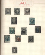 UNITED STATES OF AMERICA: 1860s-1960s collection in three albums with 1861 30c Franklin, 1862-67 12c Washington (2) 15c Lincoln (2) & 24c Washington (4), 1869 Pictorials to 15c & 24c (defective), Columbians to 30c plus a well-centred unused 50c, Trans-Mis - 3