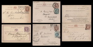 GREAT BRITAIN - Postal Stationery: Postal Cards: 1870-1901 (Huggins & Baker CP.1-41 selection) with 1870-75 ½d Lilac (3 unused, 26 used), ½d brown (5 used, 2 unused) 1¼d (10 unused, 4 used incl. 1877 used to Malta), 1878-83 ½d (3 unused, 32 used incl. 188