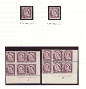 NEW ZEALAND: 1953-61 QEII Definitives mostly mint array to 10/- in Lighthouse album including 2d on 1&frac12;d Stars SG.763b (2, Cat. &pound;260), specialist items with plate blocks incl. 6d Plate 1 & Plate 2 (2) corner blocks of 6, 8d brown Plate 21 corner blocks of - 3