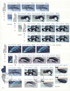 NEW ZEALAND: 1972-93 accumulation in two quality Lighthouse stockbooks with numerous issues in corner imprint blocks of 6 (or more), also some used items incl. M/Ss with FDI cancels, total MUH FV: NZ$800+. (100s) - 3