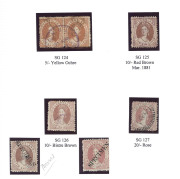QUEENSLAND: 1860-1911 Collection with 1860 Clean-cut Perf 14-16 Large Star 1d carmine-rose (trimmed perfs) & 2d blue strip of 3 (rare mulitple, Cat. &pound;330+) & 6d, 1860-61 Rough Perf (6d) Registered (2, one unused) & 1/- violet, good range of later Small Ch - 3