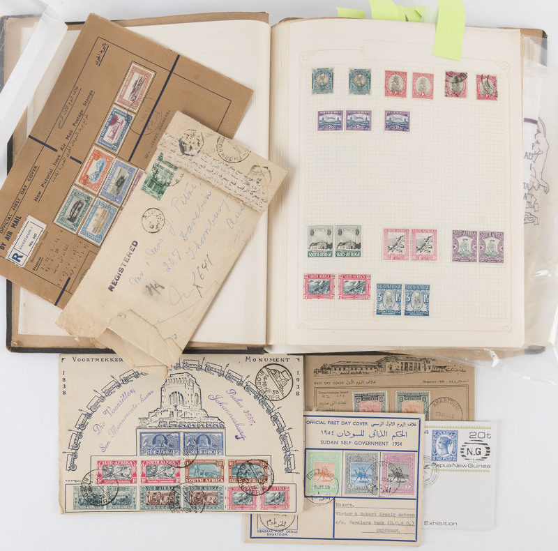 REST OF THE WORLD - General & Miscellaneous Lots: 1880s-1960s Collection with strength in British Africa, Middle East and Australia Territories incl .mint PNG 1952 Pictorials to £1 (2, one optd 'SPECIMEN') plus 10/- Rabaul (2, one optd 'SPECIMEN') & £1 Qu