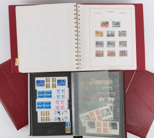 GREAT BRITAIN: 1971- 2004 MUH Collection in three quality hingeless Lighthouse albums, 1971-95 commemoratives largely complete, only a few 1996 issues, 1997-2004 commemoratives approximately 70% complete; definitive issues & regionals a lot more fragmentary; includes se-tenant multiples & M/Ss, significant face value.