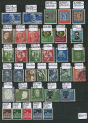 GERMANY: 1936-1960s mint & used selection on Hagners with better items incl. 1936 Brown Ribbon M/Ss (7, all with "cleaned" tonespots), 1937 Hitler M/S perforated and rouletted, West Germany 1949 Stamp Centenary mint, 30pf UPU used (2), 1951 Philatelic Exh - 3