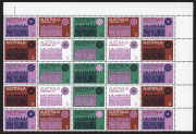 AUSTRALIA - Decimal Issues: 1966-91 MUH Collection in hingeless Lighthouse, approximately 70% complete, including $1 Flinders 14&frac34;x14, 1971 Christmas "Green Cross" block of 25, also se-tenants, few booklet panes, framas, FV: $250+. - 2