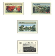 AUSTRALIA - Decimal Issues: 1966-91 MUH Collection in hingeless Lighthouse, approximately 70% complete, including $1 Flinders 14&frac34;x14, 1971 Christmas "Green Cross" block of 25, also se-tenants, few booklet panes, framas, FV: $250+. - 3