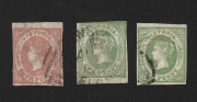 VICTORIA: 1850s-1912 Collection neatly presented in two quality Lighthouse albums, sparse earlies incl. imperf 3d Half-Lengths (2), 2d QOT (2), 1/- Octagonal, 6d Woodblocks (3), 1d green QOT (2), also some Emblems; better coverage of Middle/Late Period wi - 2