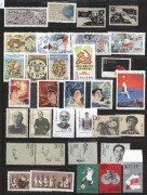 CHINA: 1970s-90s mostly MUH sets on hagners, including 1976 Five Year Plan (ex 2 values) 1978 Galloping Horses, 1980 Qi Baishi paintings, 1981 Twelve Beauties; plenty of other useful sets plus a few CTO issues, mostly very fine. - 4