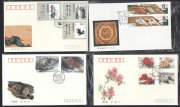 CHINA: 1970s-90s philatelic covers array with M/Ss on unaddressed FDCs incl. 1989 3y Confucius (2) & 5y West Lake (2), 1990 5y Bronze Chariots (5), 1991 2y Summer Resort, also stamps sets and singles on FDCs including New Year issues, plus postcards and a - 2