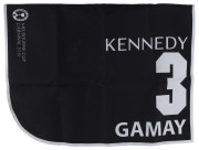 KENNEDY OAKS 2019 Horse No.3 (Barrier 1), GAMAY, Jockey: Ryan Moore, The unique number 3 saddlecloth, signed by Ryan Moore, accompanied by a letter of authenticity and limitation signed by Neil Wilson, CEO, Victoria Racing Club, Limited and the official K - 2