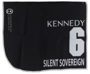 KENNEDY OAKS 2019 Horse No.6 (Barrier 6), SILENT SOVEREIGN, Jockey: Jamie Kah, The unique number 6 saddlecloth, signed by Jamie Kah accompanied by a letter of authenticity and limitation signed by Neil Wilson, CEO, Victoria Racing Club, Limited and the of - 2