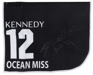 KENNEDY OAKS 2019, Horse No.12 (Barrier 11), OCEAN MISS, Jockey: Michael Walker, The unique number 12 saddlecloth, signed by Michael Walker accompanied by a letter of authenticity and limitation signed by Neil Wilson, CEO, Victoria Racing Club, Limited and the official Kennedy Oaks Day Racebook.
