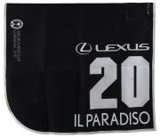 LEXUS MELBOURNE CUP 2019 Horse No.20 (Barrier 17), Il PARADISO, Jockey: W M Lordan, The unique number 20 saddlecloth, signed by W M Lordan accompanied by a letter of authenticity and limitation signed by Neil Wilson, CEO, Victoria Racing Club, Limited and - 2