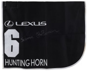 LEXUS MELBOURNE CUP 2019 Horse No.6 (Barrier 11), HUNTING HORN, Jockey: J A Heffernan, The unique number 6 saddlecloth, signed by J A Heffernan accompanied by a letter of authenticity and limitation signed by Neil Wilson, CEO, Victoria Racing Club, Limite