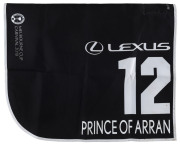 LEXUS MELBOURNE CUP 2019 Horse No 12 (Barrier 8), PRINCE OF ARRAN, Jockey: Michael Walker, The unique number 12 saddlecloth, signed by Michael Walker accompanied by a letter of authenticity and limitation signed by Neil Wilson, CEO, Victoria Racing Club, - 2