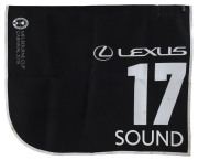 LEXUS MELBOURNE CUP 2019 Horse No 17 (Barrier 10), SOUND, Jockey: James Winks, The unique number 17 saddlecloth, signed by James Winks, accompanied by a letter of authenticity and limitation signed by Neil Wilson, CEO, Victoria Racing Club, Limited and th - 2