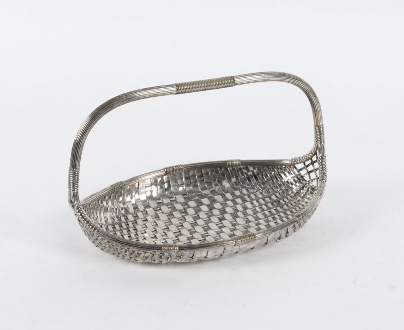W.M.F. German silver plated bread basket, early 20th century, 28cm across