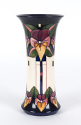 MOORCROFT "Trilogy" vase by Rachel Bishop, circa 2006, stamped "Moorcroft, Made In England, 2006", ​26cm high