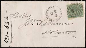 1877-98 group of covers bearing 1d & 2d Sidefaces bearing 2nd allocation numerals tied to the relevant datestamp incl. '76' & unframed Richmond, '94' Swansea, '73' Buckland, '9' Bridgewater, '15' Cambridge, '212' Ellendale & '125' River Plenty. Useful lot