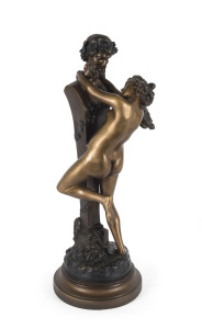 (After) CLAUDE MICHEL CLODION cast bronze sculpture, early 20th century, 53cm high