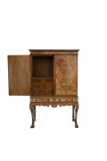 A Northern Italian collector's cabinet, oyster walnut and kingwood, 18th/19th century, 185cm high, 118cm wide, 52cm deep - 3